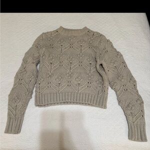 Zara Women's Knit Sweater in Beige